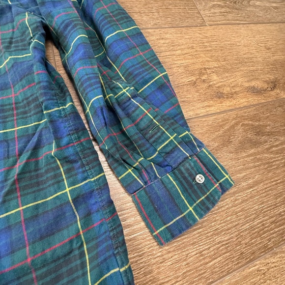 Polo Ralph Lauren Men's Green Plaid Button Down, Long Sleeve, 2XB, Fall, Preppy - Picture 13 of 15